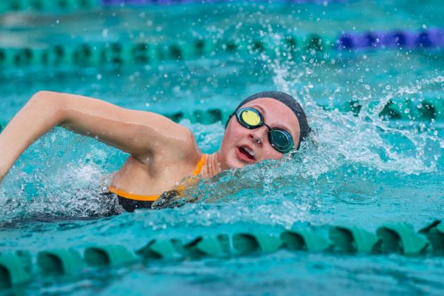 The Fernandina Beach swim team hosted the Nassau County Swim Jamboree on Aug. 28 at the Atlantic Recreation Center. The Pirates hosted the Yulee High School Hornets, West Nassau High School Warriors and the Hilliard Middle Senior School Red Flashes at the Thursday meet. Photo by Ashley Chandler/News-Leader