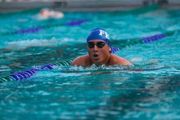The Fernandina Beach swim team hosted the Nassau County Swim Jamboree on Aug. 28 at the Atlantic Recreation Center. The Pirates hosted the Yulee High School Hornets, West Nassau High School Warriors and the Hilliard Middle Senior School Red Flashes at the Thursday meet. Photo by Ashley Chandler/News-Leader