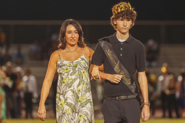 Parker Dunham was crowned freshman homecoming prince. Photo by Ashley Chandler/News-Leader