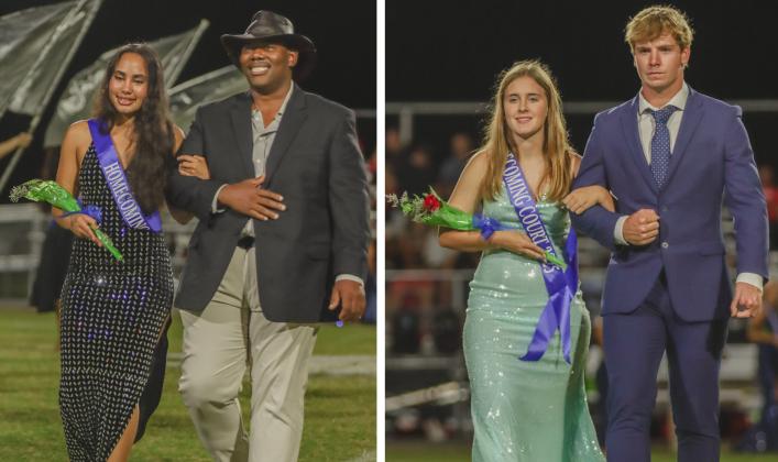 Pirate Homecoming Court during halftime. Photos by Ashley Chandler/News-Leader