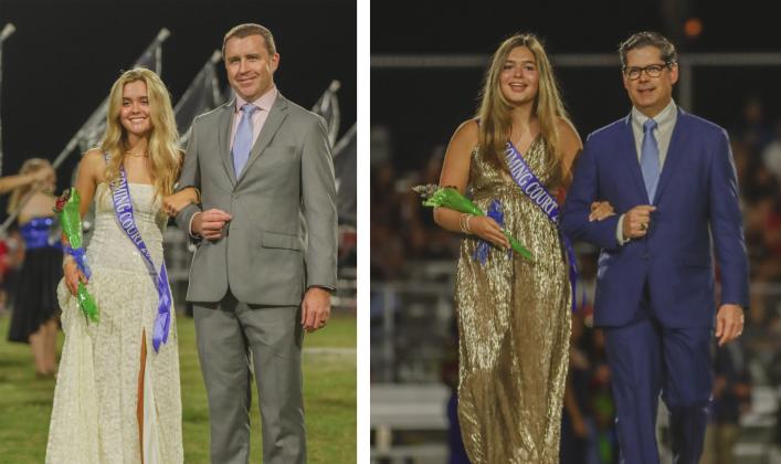 Pirate Homecoming Court during halftime. Photos by Ashley Chandler/News-Leader