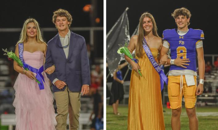 Pirate Homecoming Court during halftime. Photos by Ashley Chandler/News-Leader