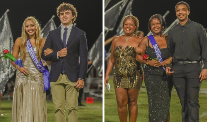 Pirate Homecoming Court during halftime. Photos by Ashley Chandler/News-Leader