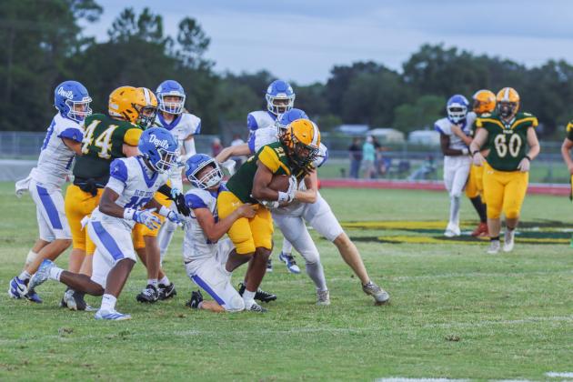 Yulee football defeated Clay High school 43-7 on Aug. 29. Photos by Ashley Chandler/News-Leader