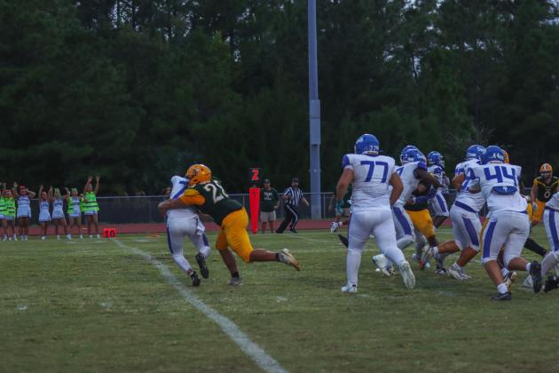 Yulee football defeated Clay High school 43-7 on Aug. 29. Photos by Ashley Chandler/News-Leader