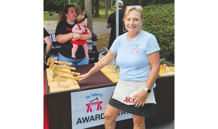 Cindy Jacoby stood up for She Nailed It! for the fourth straight year. Photo by Jim Luksic/News-Leader