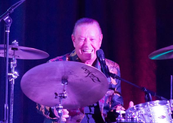 Photos by Caroline Blochlinger / Drummer Les DeMerle, co-founder of the Amelia Island Jazz Festival