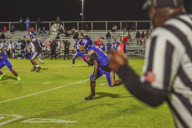 Pirate football on Oct. 24, in Week 10 of High School Football. Photo by Ashley Chandler/News-Leader