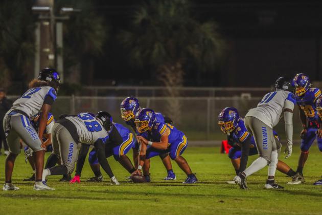 Pirate football on Oct. 24, in Week 10 of High School Football. Photo by Ashley Chandler/News-Leader
