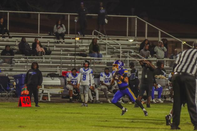 Pirate football on Oct. 24, in Week 10 of High School Football. Photo by Ashley Chandler/News-Leader