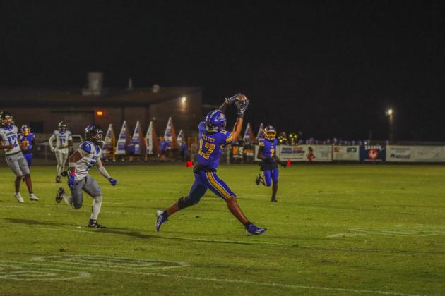 Pirate football on Oct. 24, in Week 10 of High School Football. Photo by Ashley Chandler/News-Leader