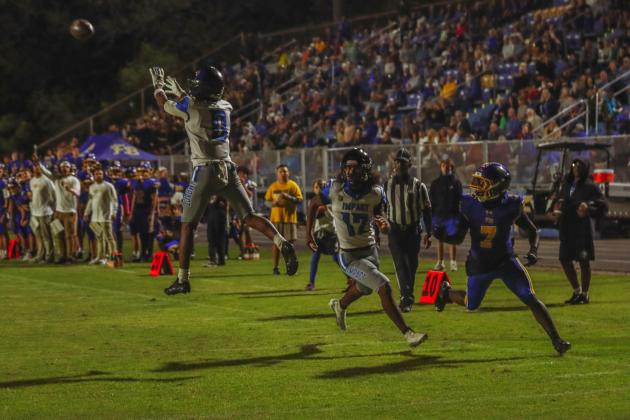 Pirate football on Oct. 24, in Week 10 of High School Football. Photo by Ashley Chandler/News-Leader