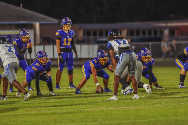 Pirate football on Oct. 24, in Week 10 of High School Football. Photo by Ashley Chandler/News-Leader