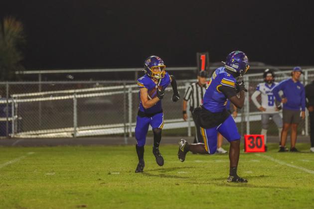 Pirate football on Oct. 24, in Week 10 of High School Football. Photo by Ashley Chandler/News-Leader