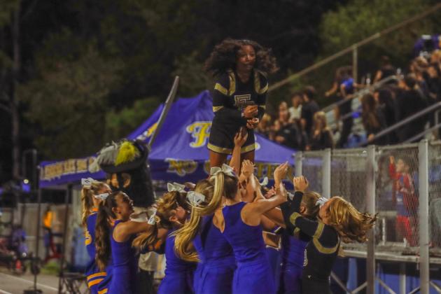 Pirate football on Oct. 24, in Week 10 of High School Football. Photo by Ashley Chandler/News-Leader