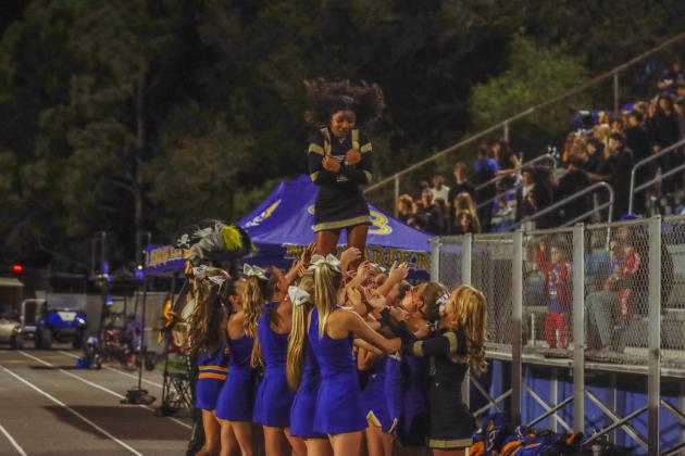Pirate football on Oct. 24, in Week 10 of High School Football. Photo by Ashley Chandler/News-Leader