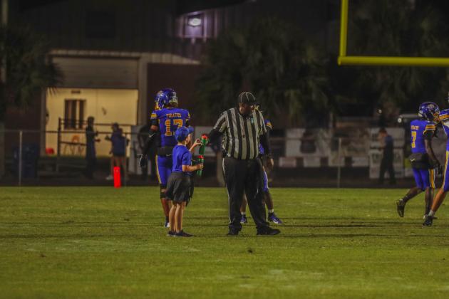 Pirate football on Oct. 24, in Week 10 of High School Football. Photo by Ashley Chandler/News-Leader