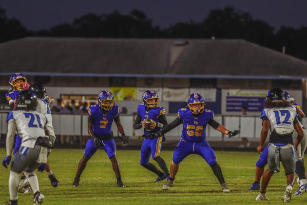Pirate football on Oct. 24, in Week 10 of High School Football. Photo by Ashley Chandler/News-Leader