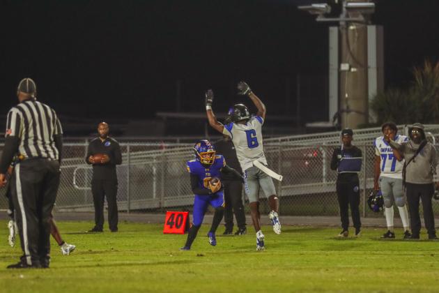 Pirate football on Oct. 24, in Week 10 of High School Football. Photo by Ashley Chandler/News-Leader