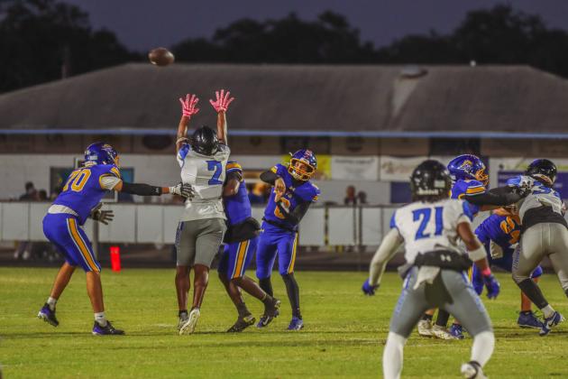 Pirate football on Oct. 24, in Week 10 of High School Football. Photo by Ashley Chandler/News-Leader