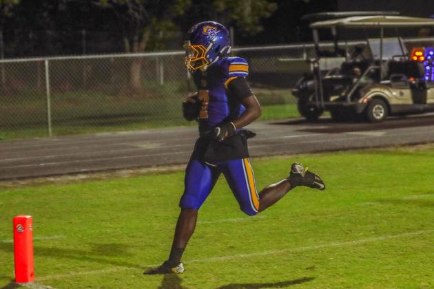 Pirate football on Oct. 24, in Week 10 of High School Football. Photo by Ashley Chandler/News-Leader