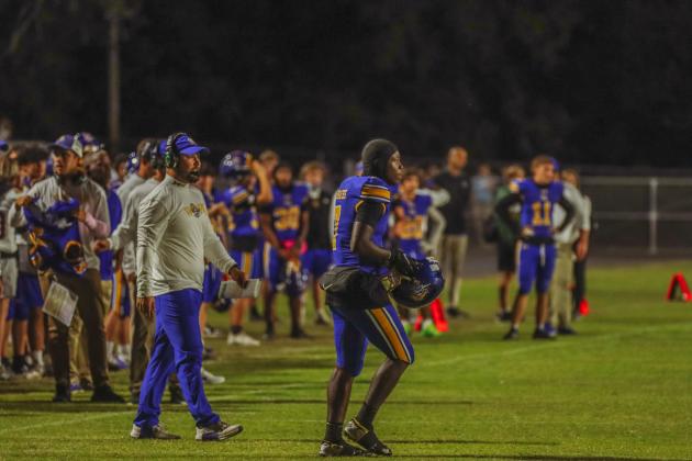Pirate football on Oct. 24, in Week 10 of High School Football. Photo by Ashley Chandler/News-Leader