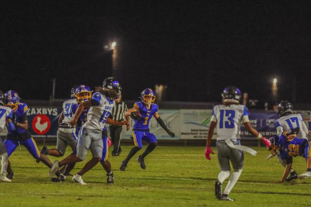 Pirate football on Oct. 24, in Week 10 of High School Football. Photo by Ashley Chandler/News-Leader