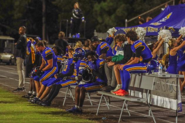 Pirate football on Oct. 24, in Week 10 of High School Football. Photo by Ashley Chandler/News-Leader