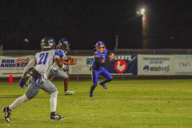 Pirate football on Oct. 24, in Week 10 of High School Football. Photo by Ashley Chandler/News-Leader