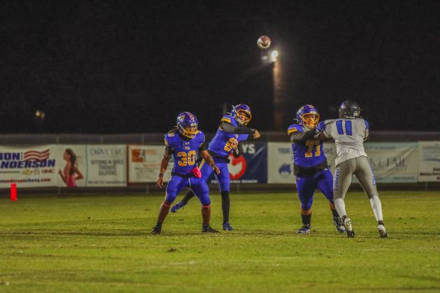 Pirate football on Oct. 24, in Week 10 of High School Football. Photo by Ashley Chandler/News-Leader