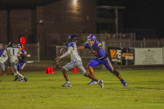 Pirate football on Oct. 24, in Week 10 of High School Football. Photo by Ashley Chandler/News-Leader