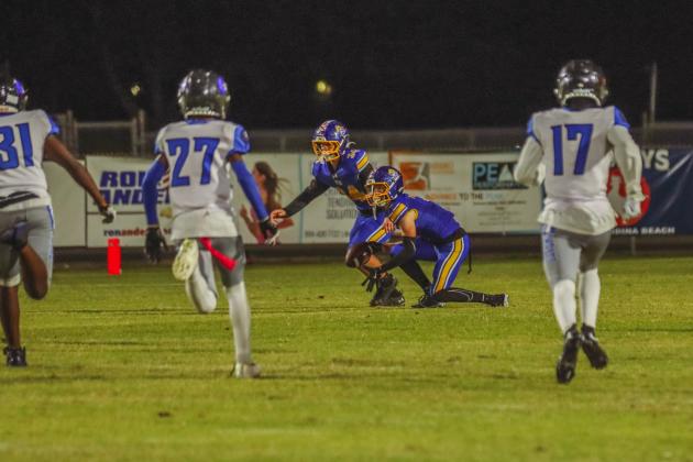 Pirate football on Oct. 24, in Week 10 of High School Football. Photo by Ashley Chandler/News-Leader