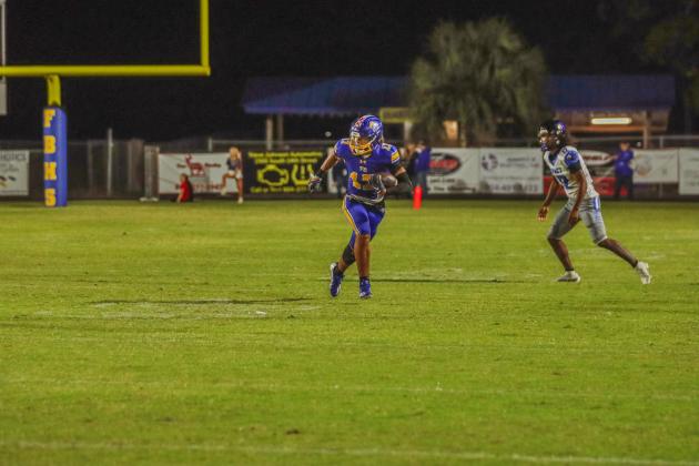 Pirate football on Oct. 24, in Week 10 of High School Football. Photo by Ashley Chandler/News-Leader