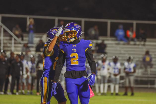 Pirate football on Oct. 24, in Week 10 of High School Football. Photo by Ashley Chandler/News-Leader