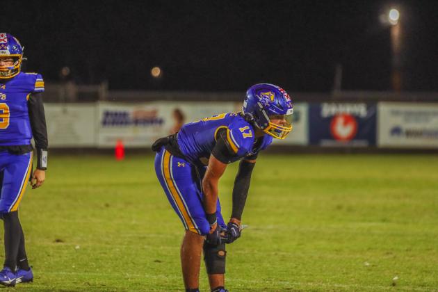 Pirate football on Oct. 24, in Week 10 of High School Football. Photo by Ashley Chandler/News-Leader