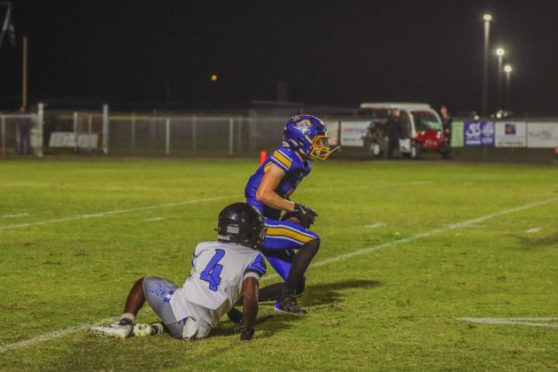 Pirate football on Oct. 24, in Week 10 of High School Football. Photo by Ashley Chandler/News-Leader