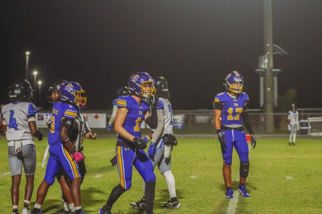 Pirate football on Oct. 24, in Week 10 of High School Football. Photo by Ashley Chandler/News-Leader