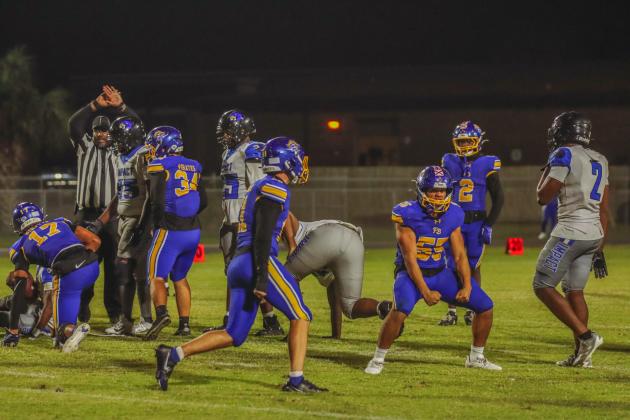 Pirate football on Oct. 24, in Week 10 of High School Football. Photo by Ashley Chandler/News-Leader