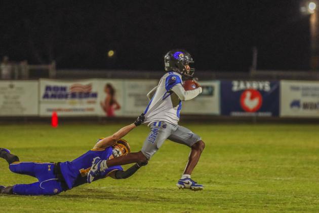 Pirate football on Oct. 24, in Week 10 of High School Football. Photo by Ashley Chandler/News-Leader