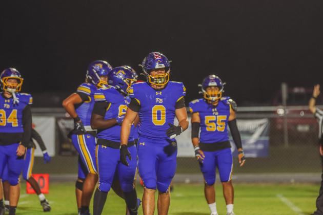 Pirate football on Oct. 24, in Week 10 of High School Football. Photo by Ashley Chandler/News-Leader