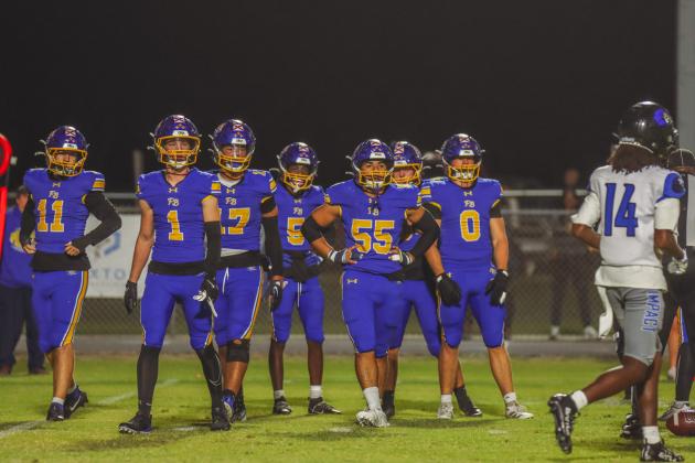 Pirate football on Oct. 24, in Week 10 of High School Football. Photo by Ashley Chandler/News-Leader