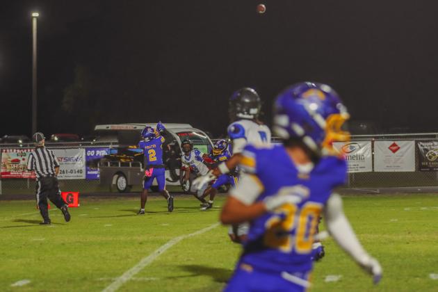 Pirate football on Oct. 24, in Week 10 of High School Football. Photo by Ashley Chandler/News-Leader