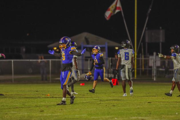 Pirate football on Oct. 24, in Week 10 of High School Football. Photo by Ashley Chandler/News-Leader