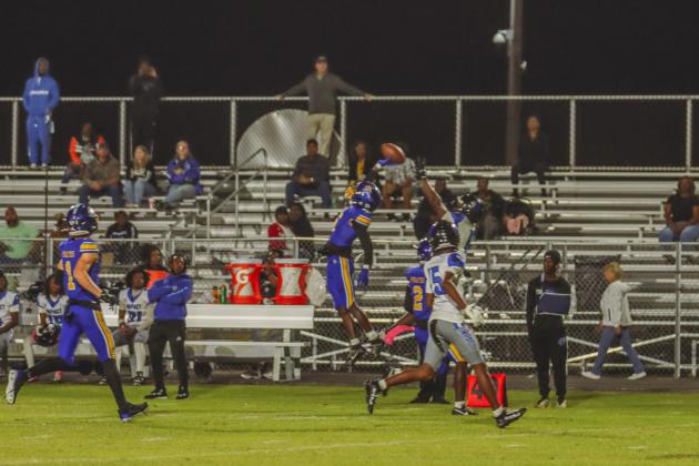 Pirate football on Oct. 24, in Week 10 of High School Football. Photo by Ashley Chandler/News-Leader