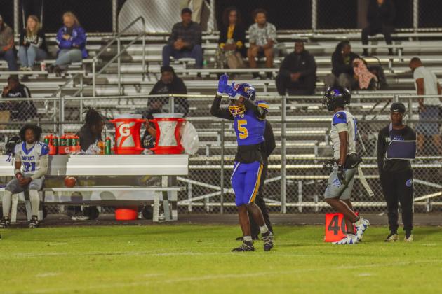 Pirate football on Oct. 24, in Week 10 of High School Football. Photo by Ashley Chandler/News-Leader