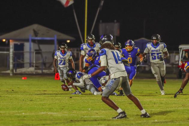 Pirate football on Oct. 24, in Week 10 of High School Football. Photo by Ashley Chandler/News-Leader