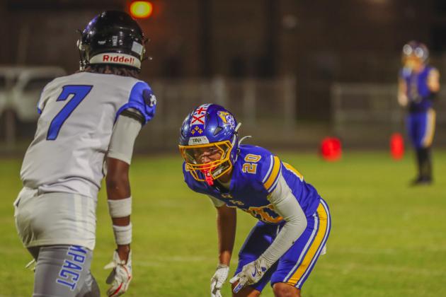 Pirate football on Oct. 24, in Week 10 of High School Football. Photo by Ashley Chandler/News-Leader