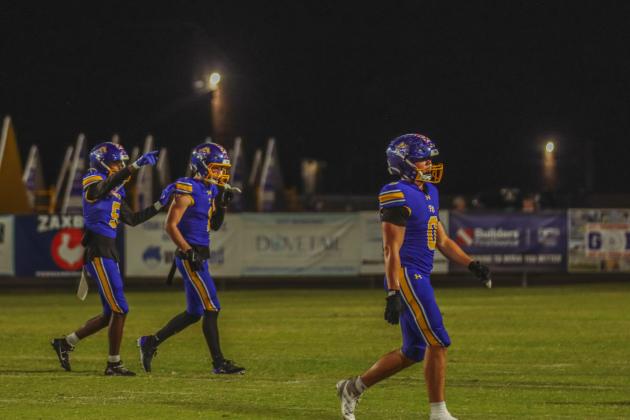 Pirate football on Oct. 24, in Week 10 of High School Football. Photo by Ashley Chandler/News-Leader