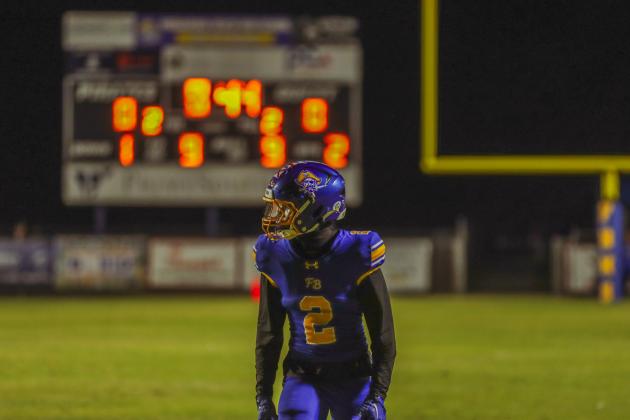 Pirate football on Oct. 24, in Week 10 of High School Football. Photo by Ashley Chandler/News-Leader