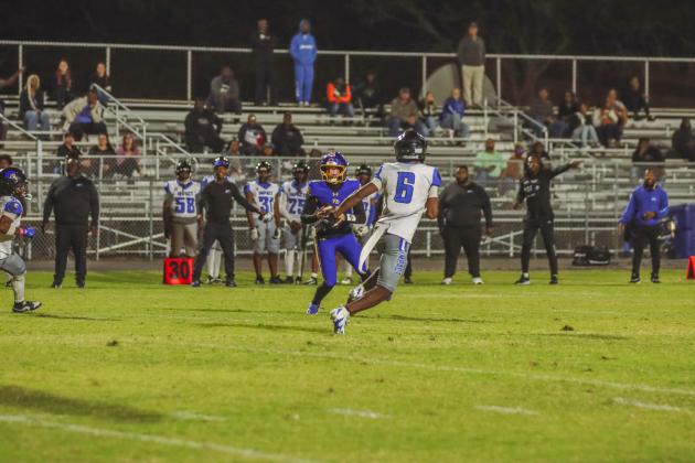 Pirate football on Oct. 24, in Week 10 of High School Football. Photo by Ashley Chandler/News-Leader